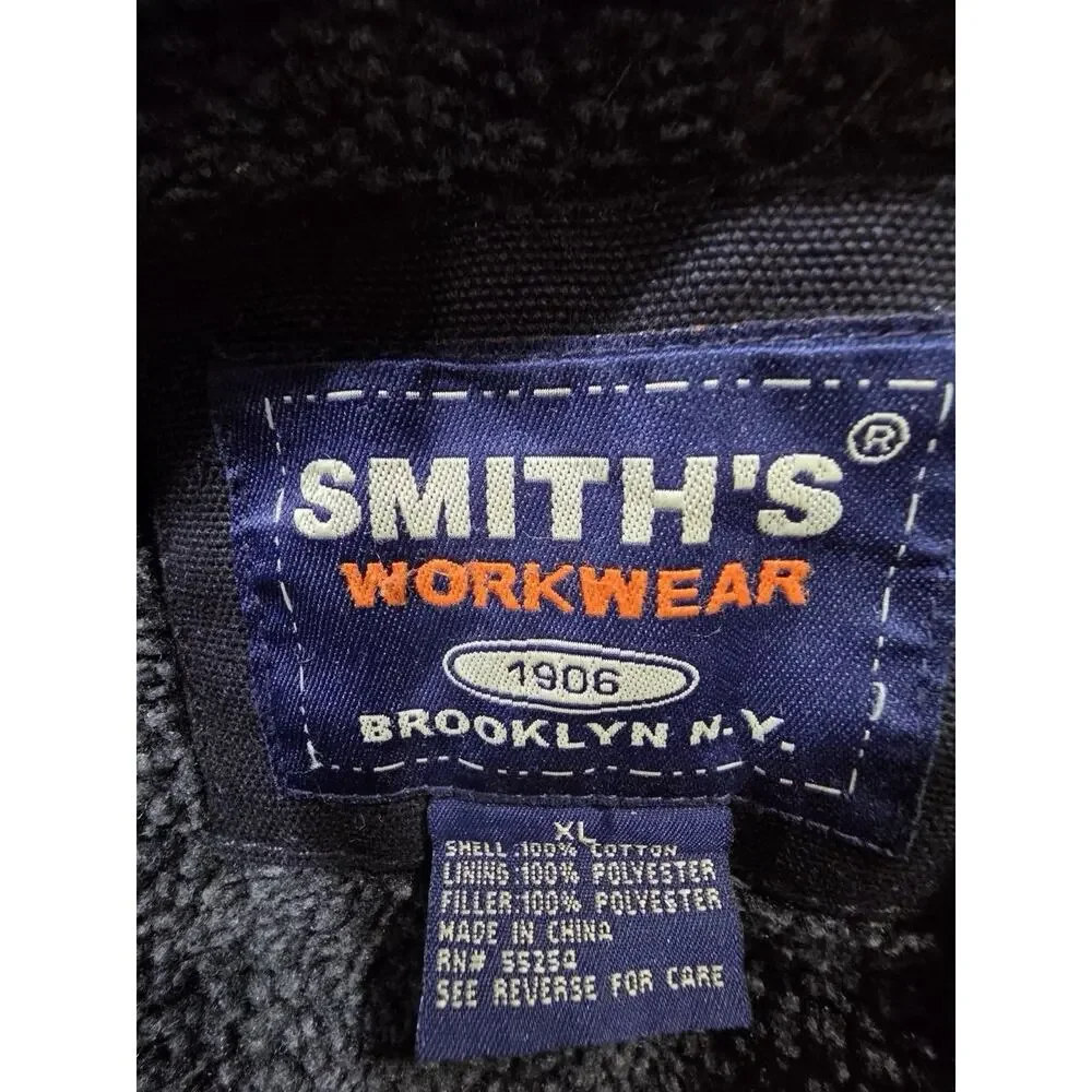 Smith's workwear Bomber Jacket Full Zip Jumper Cotton Stretch Y2K Sz XL A009964